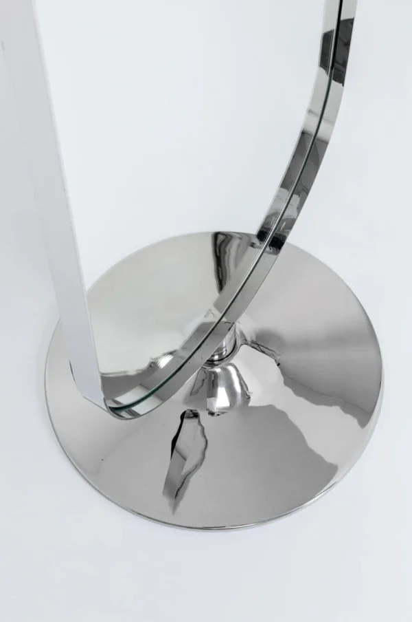 KARE Design Spiegel Curvy Chroom Look 40x170cm