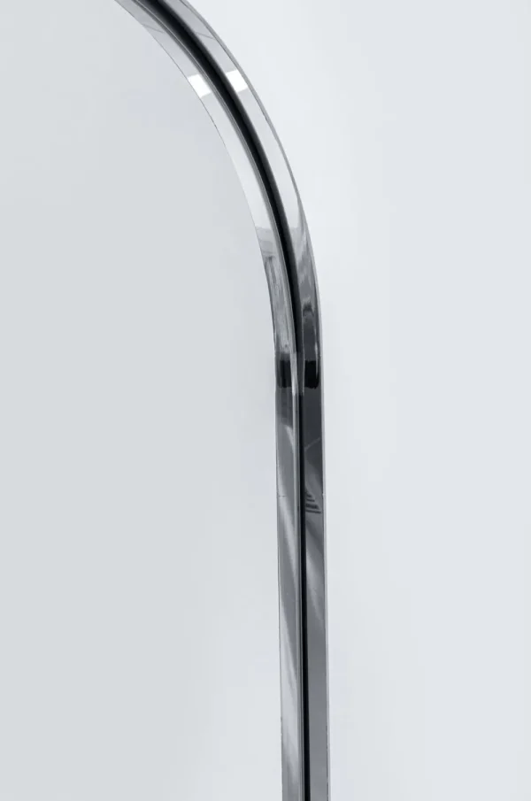 KARE Design Spiegel Curvy Chroom Look 40x170cm