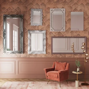 KARE Design Spiegel Frame Zilver 180x90cm