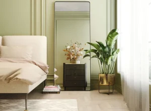 KARE Design Spiegel Ombra Soft Zwart 200x80cm