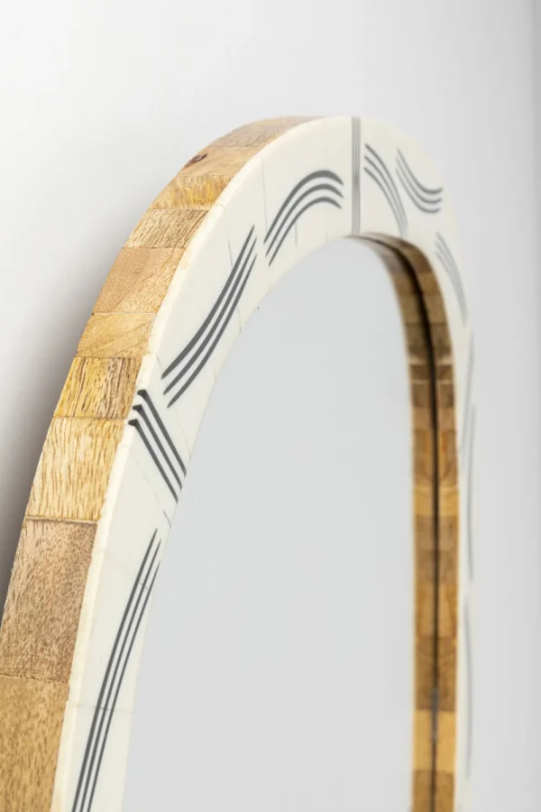 KARE Design Spiegel Planos White 43x93cm