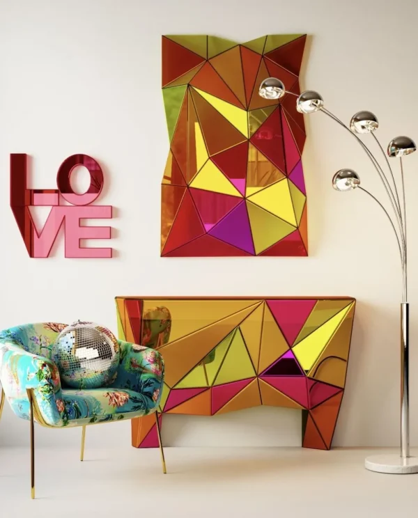 KARE Design Spiegel Prisma Colore 80x120cm