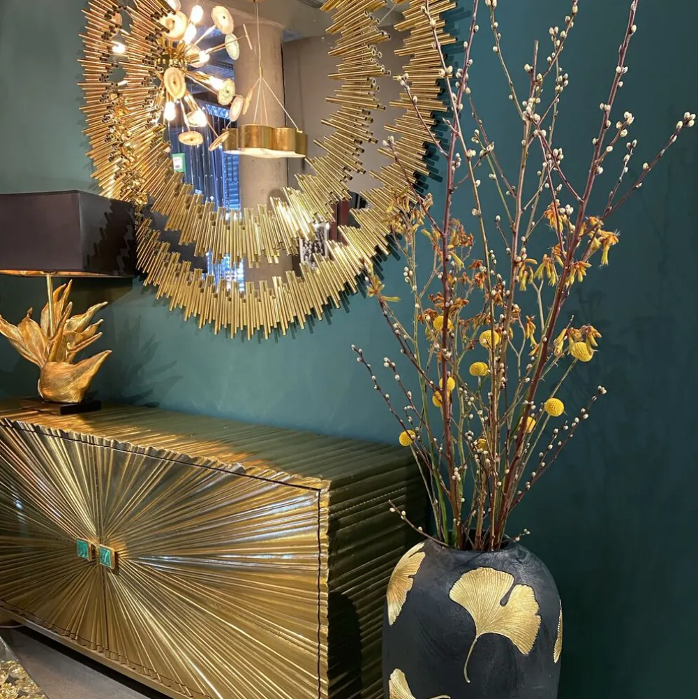 spiegel_solare_goud_cm_0.webp KARE Design Spiegel Solare Goud Ø132cm