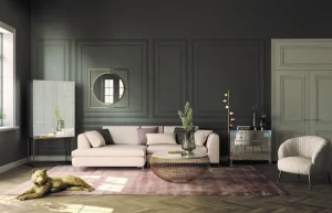 KARE Design Spiegel Stanford Frame Goud Ø90cm