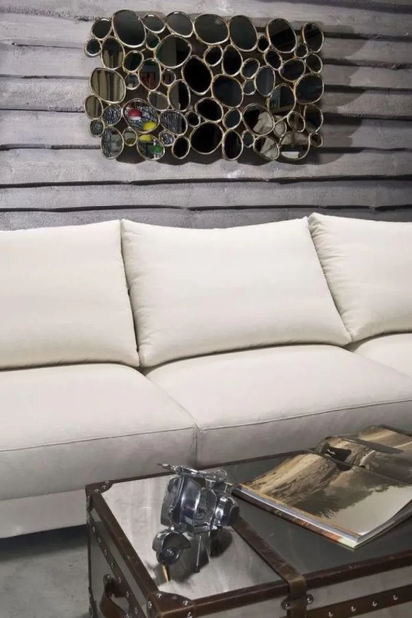 KARE Design Spiegel Water Drops Koper 135x78cm