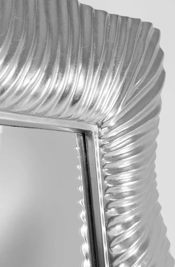 KARE Design Spiegel Wavy Zilver 94x124cm