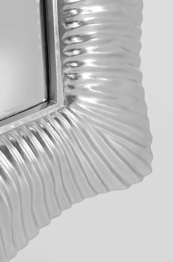 KARE Design Spiegel Wavy Zilver 94x124cm