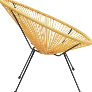 KARE Design Stoel Acapulco Geel