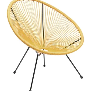 KARE Design Stoel Acapulco Geel