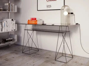 KARE Design Tafel Onderstel Polar (pair) Black 31x49cm