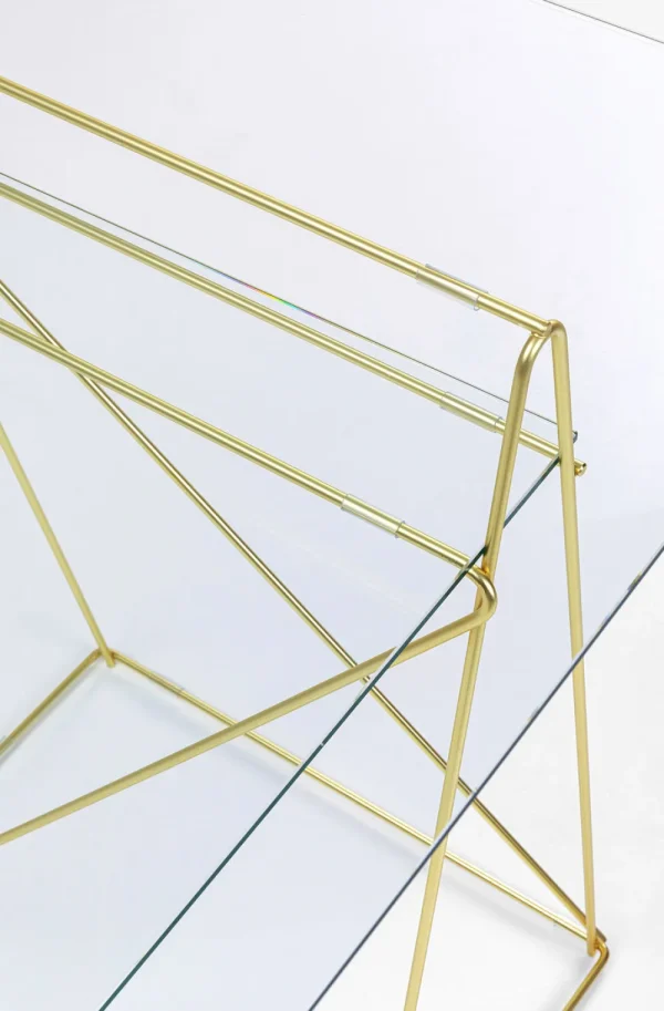 KARE Design Tafel Onderstel Polar (Pair) Brass Matt 31x40cm