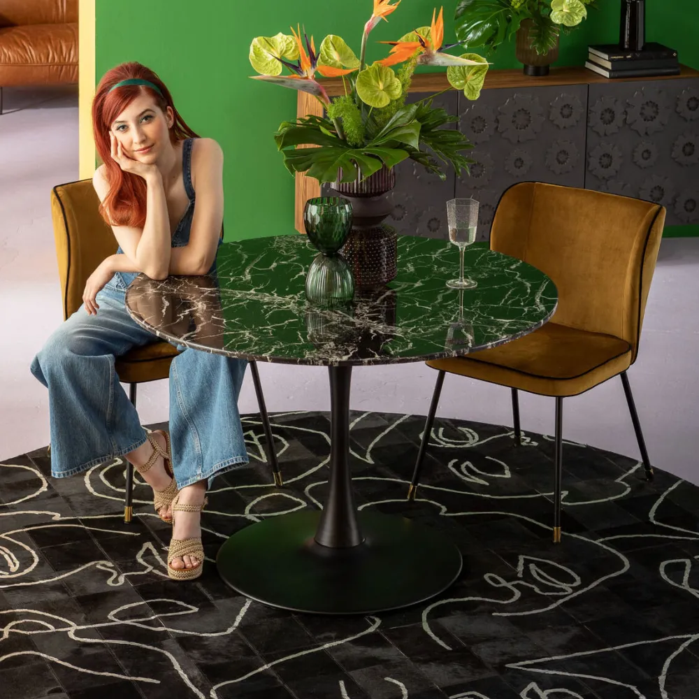 tafel_veneto_marmer_zwart_cm_0.webp KARE Design Tafel Veneto Marmer Zwart Ø110cm