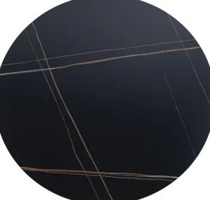 KARE Design Tafelblad Invitation Round Ceramic Black 120cm