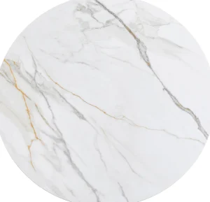 KARE Design Tafelblad Invitation Round Ceramic White 120cm