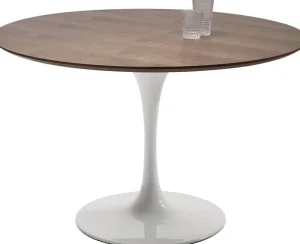 KARE Design Tafelblad Invitation Round Walnut 120cm