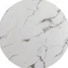 KARE Design Tafelblad Schickeria Marble Print White Ø80cm
