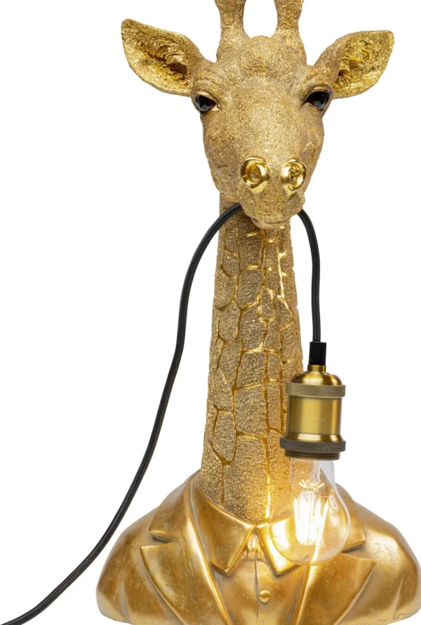 KARE Design Tafellamp Animal Giraffe Gold 50cm