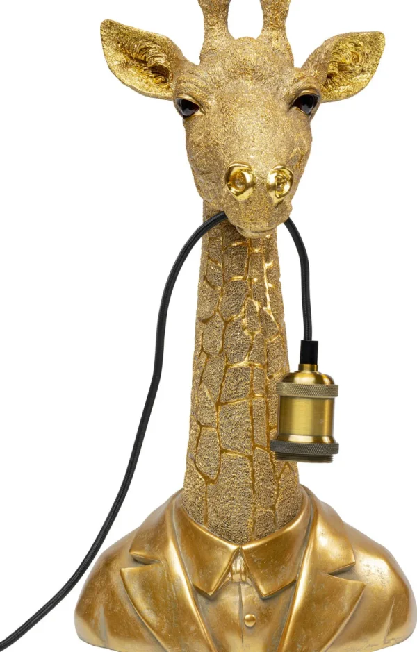KARE Design Tafellamp Animal Giraffe Gold 50cm