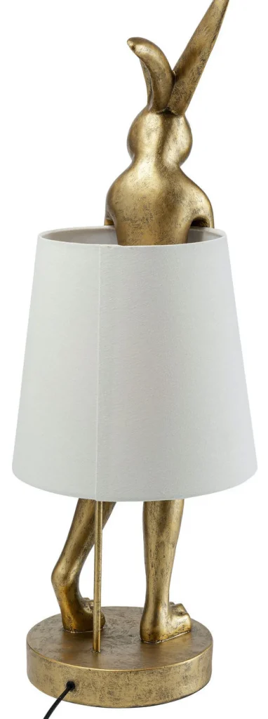 KARE Design Tafellamp Animal Konijn Goud 88cm