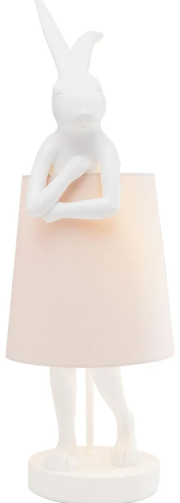 KARE Design Tafellamp Animal Konijn Wit 68cm