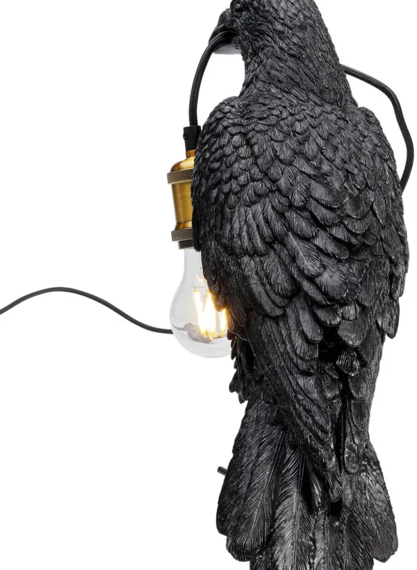 KARE Design Tafellamp Animal Kraai Mat Zwart
