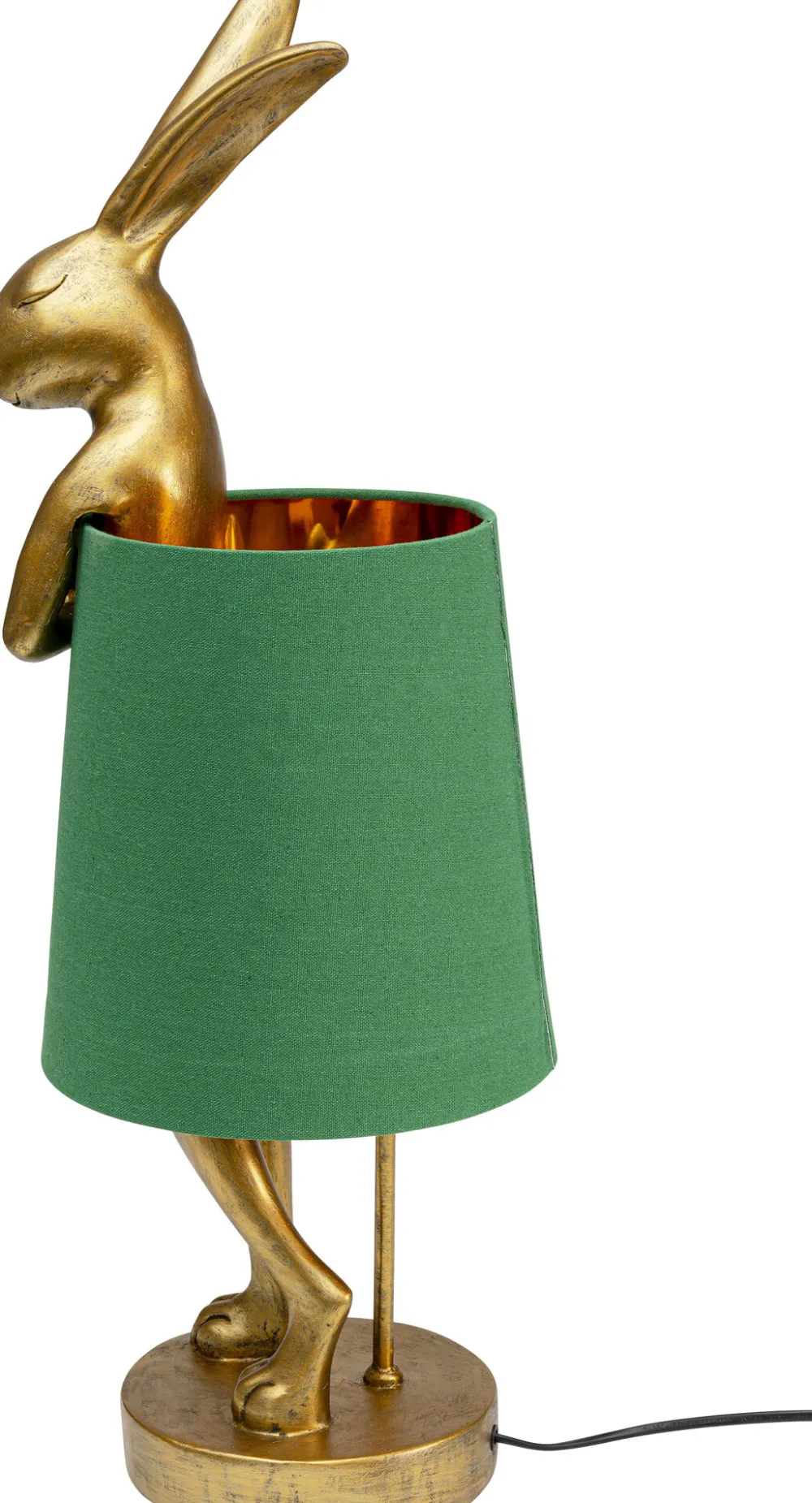 tafellamp_animal_rabbit_goldgreen_cm_3.webp KARE Design Tafellamp Animal Rabbit Gold/Green 68cm