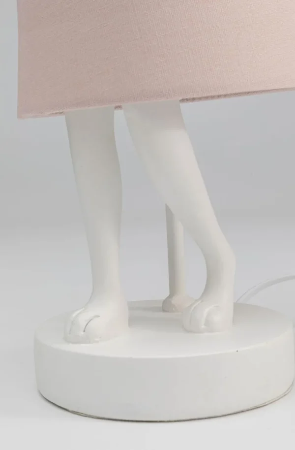 KARE Design Tafellamp Animal Rabbit White/Rose 50cm