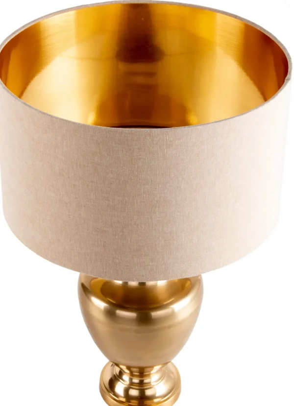 KARE Design Tafellamp Barock Goud Beige