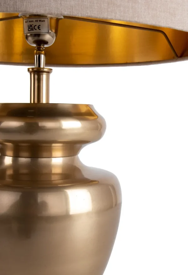 KARE Design Tafellamp Barock Goud Beige