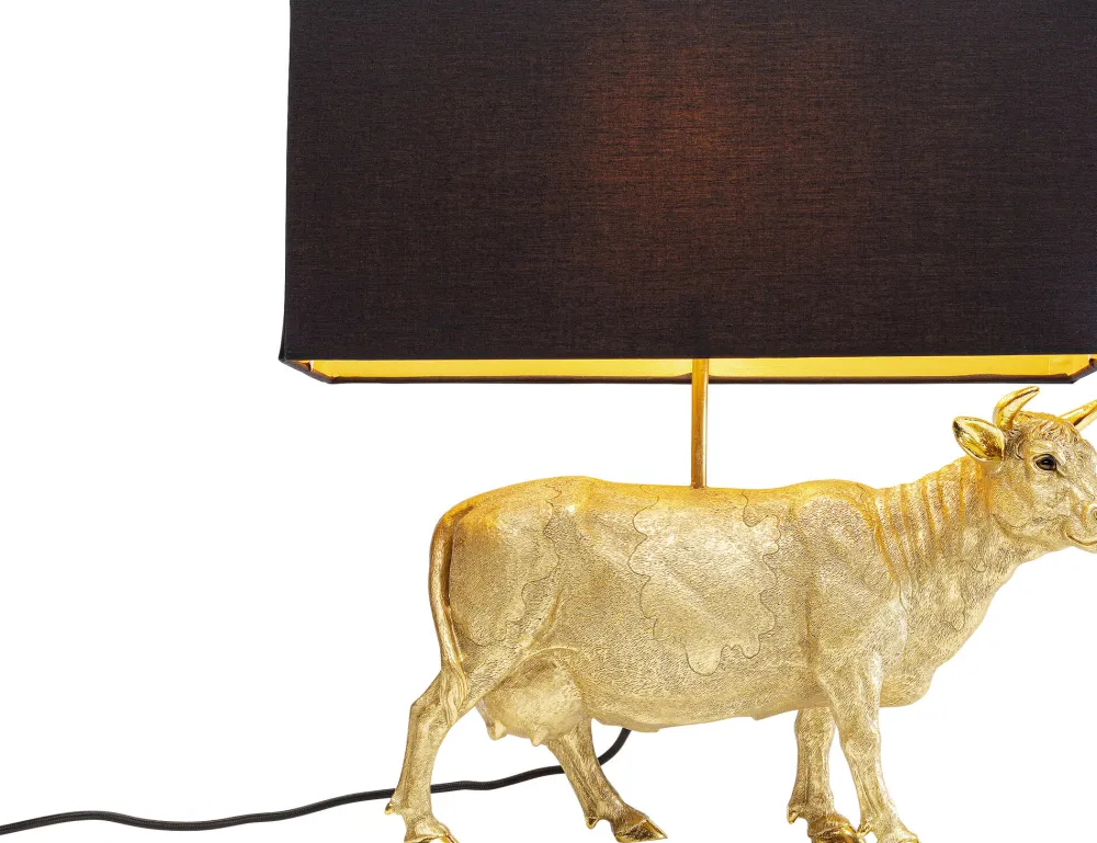 tafellamp_cow_gold_cm_1.webp KARE Design Tafellamp Cow Gold 52cm