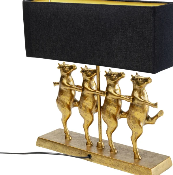 KARE Design Tafellamp Dancing Cows Zwart