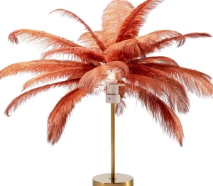 KARE Design Tafellamp Feather Palm Brown 60cm