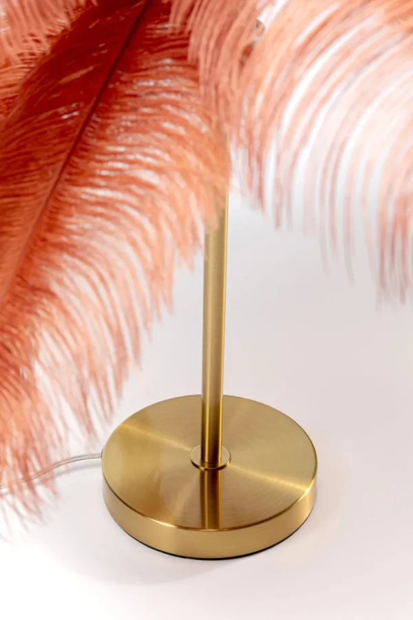 KARE Design Tafellamp Feather Palm Brown 60cm