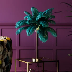 KARE Design Tafellamp Feather Palm Green 60cm