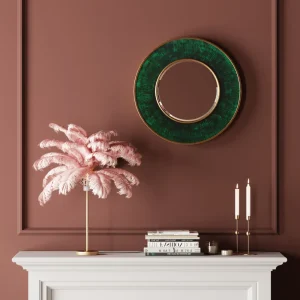 KARE Design Tafellamp Feather Palm Pink 60cm