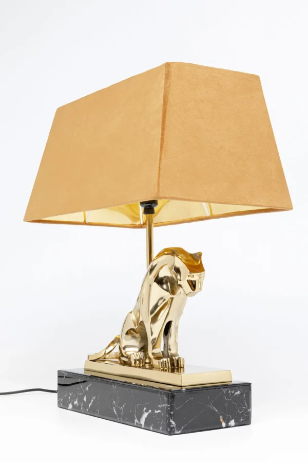 KARE Design Tafellamp Geometric Leopard Brown 36cm