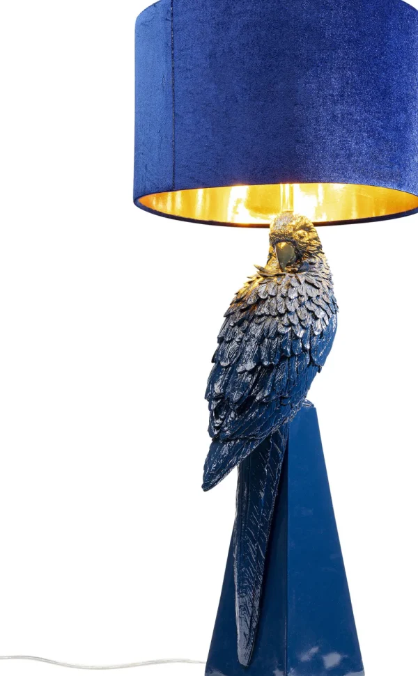 KARE Design Tafellamp Parrot Blue 84cm