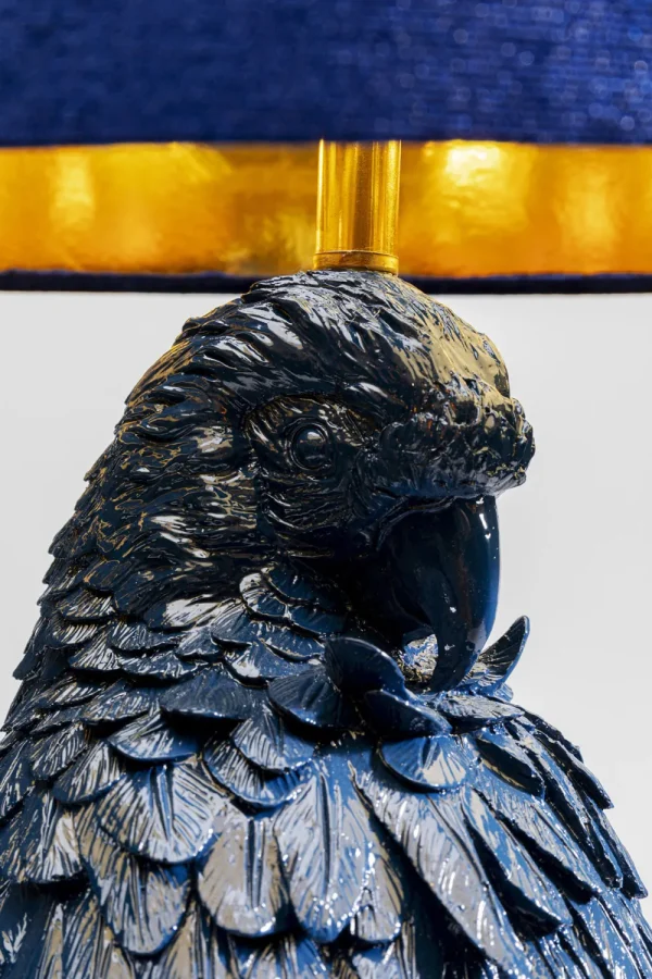 KARE Design Tafellamp Parrot Blue 84cm
