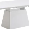 KARE Design Uitschuifbare Eettafel Benvenuto White 200(50)x110cm