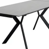 KARE Design Uitschuifbare Eettafel Xenia Black 140(30+30)x80cm