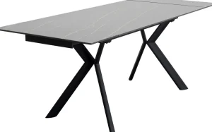 KARE Design Uitschuifbare Eettafel Xenia Black 140(30+30)x80cm