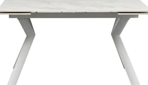 KARE Design Uitschuifbare Tafel Xenia White 140(+30+30)x80cm