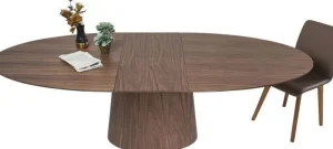 KARE Design Uitschuiftafel Benvenuto Walnoot 200(50)x110cm