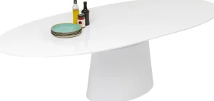 KARE Design Uitschuiftafel Benvenuto Wit 200(50)x110cm
