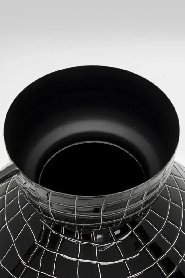 KARE Design Vaas Black Mesh Handle 29cm
