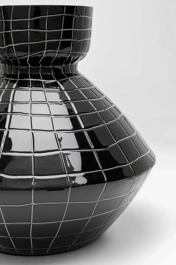 KARE Design Vaas Black Mesh Handle 29cm