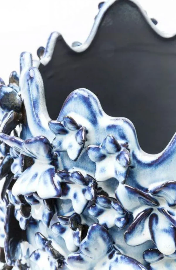 KARE Design Vaas Butterflies Lichtblauw 50cm