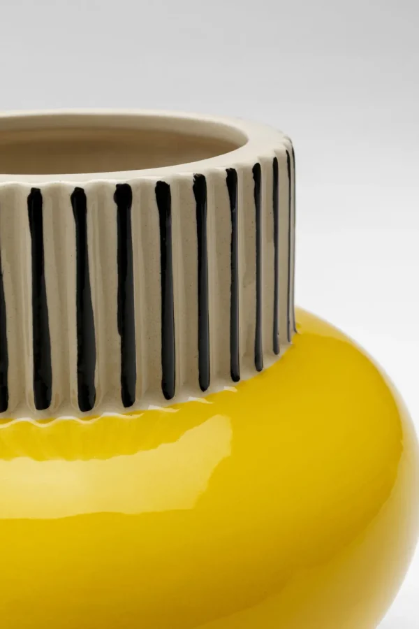 KARE Design Vaas Calabria Yellow 16cm