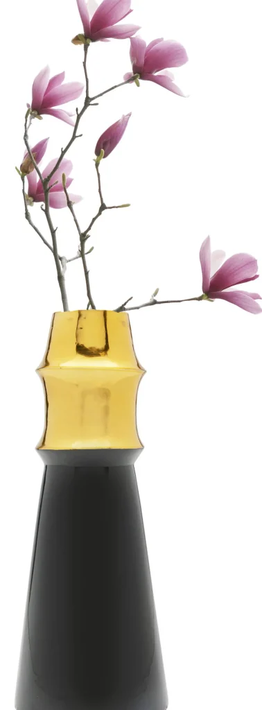 KARE Design Vaas Ciera Zwart 34cm