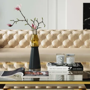 KARE Design Vaas Ciera Zwart 34cm